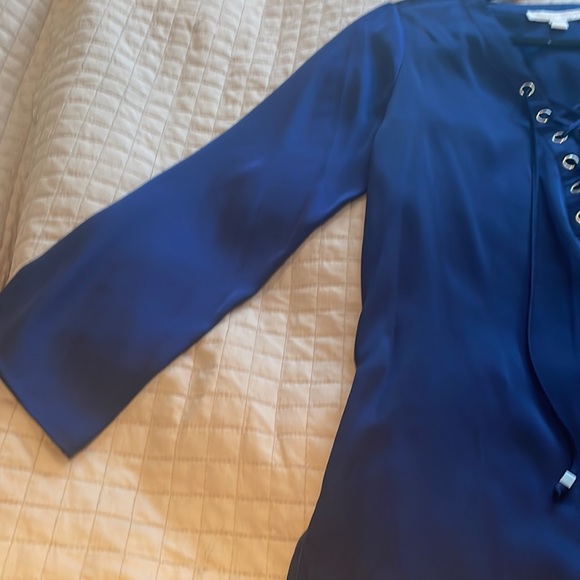 Michael Kors Navy Blouse - Size 6 - Picture 2 of 5